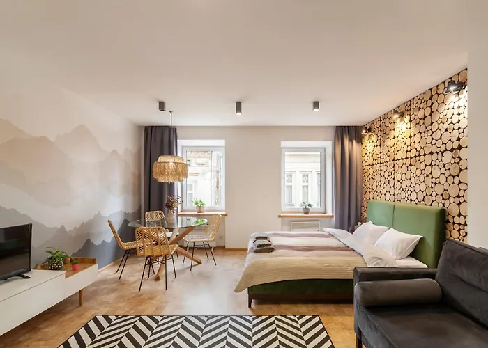 Stylish Flat Self Check-in & Netflix 公寓 利沃夫